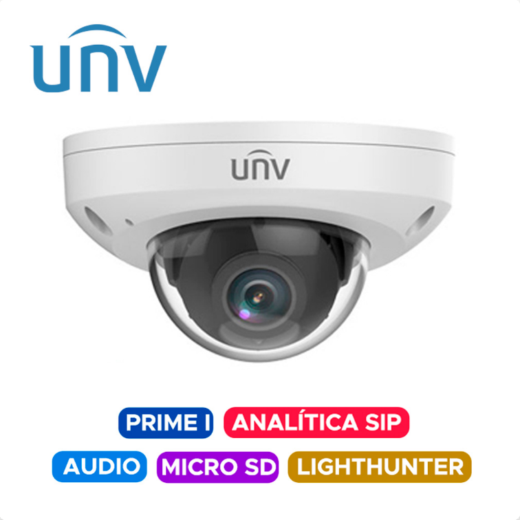 IPC312SB-ADF28K-I0, CAMARA IP MINI DOMO ULTRA265 UNV IPC312SB-ADF28K-I0 ...
